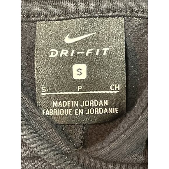 Nike Dri-FIT Long-Sleeve Cropped Pullover Hoodie Women’s Small Button Sleeved - Picture 9 of 11